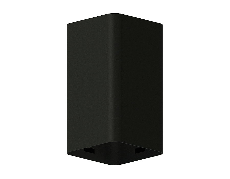 Корпус светильника накладной 70*70mm C7821 SBK черный песок 70*70*H125mm MR16 GU5.3