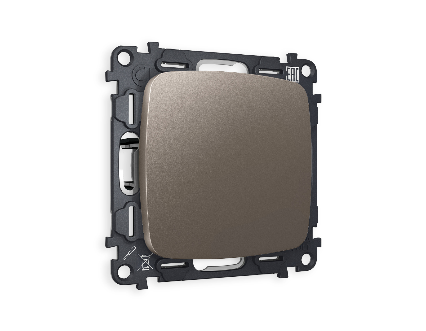 MO646010 Комплект суппорта универсального OMEGA Темная бронза матовый QUANT (OP6460, VM240)