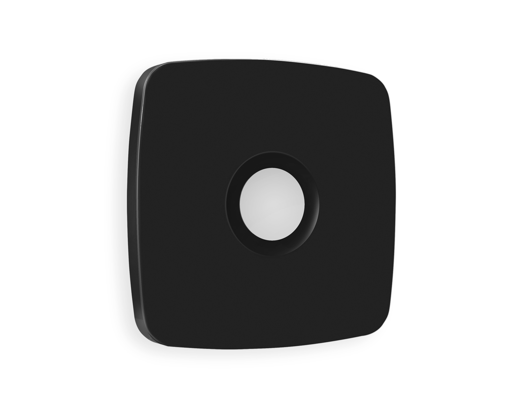 OP8130 Лицевая панель OMEGA (Черный матовый) для TV розетки QUANT