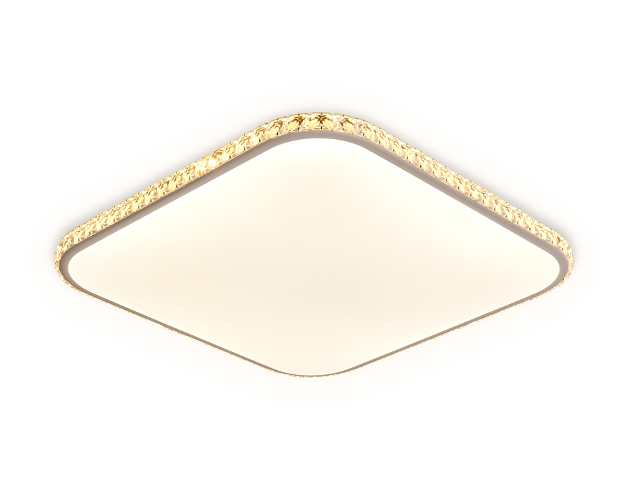 Светильник Ambrella FF75 WH белый 48W+24W 400*400*60 (ПДУ ИК)