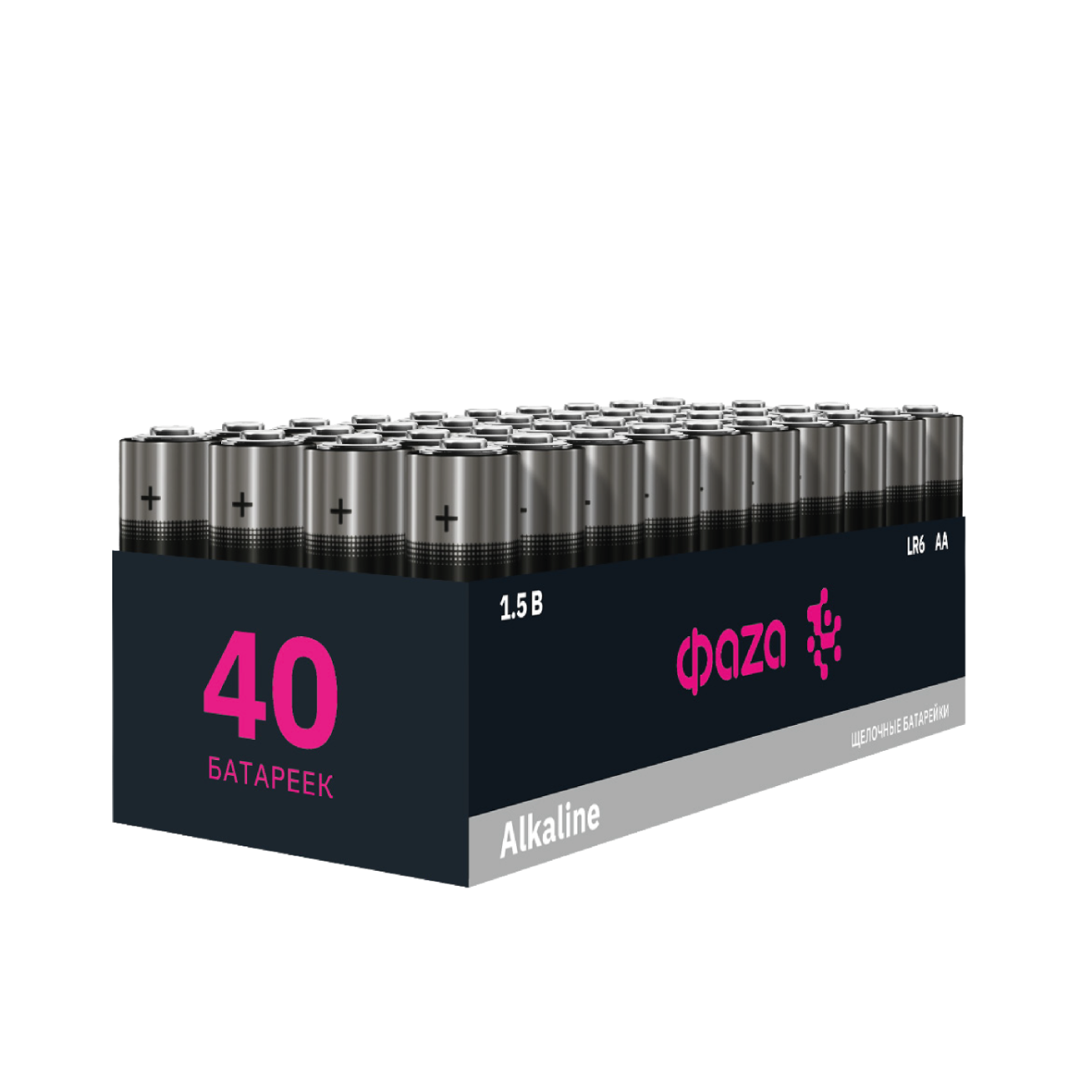 Батарейка ФАZA LR6A-P40 Alkaline Pack-40 (40/480)