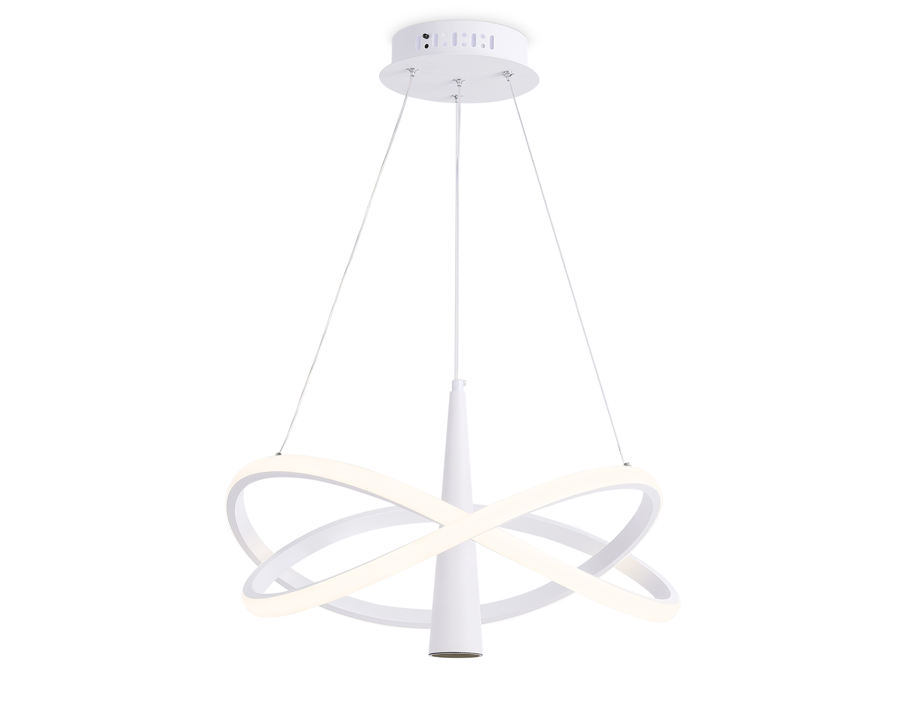 Светильник Ambrella FL5367/2+1 WH белый 47W 3000K-6400K D480*1200 (ПДУ ИК)