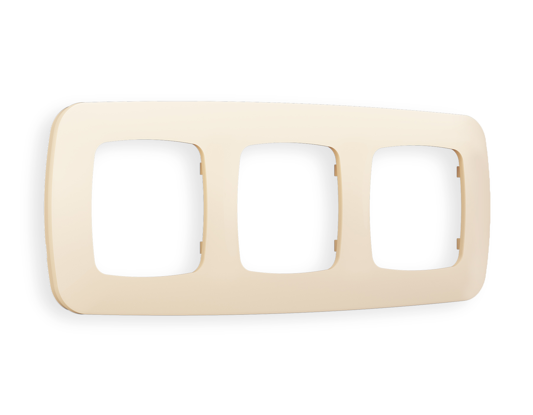 OF140333 Рамка OMEGA Ecta (Бежевый матовый) 3-ая