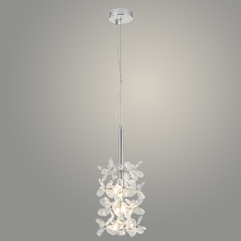 Подвес MDG40590/6CR CR хром/хрусталь 6х3W G4 h1200, 24