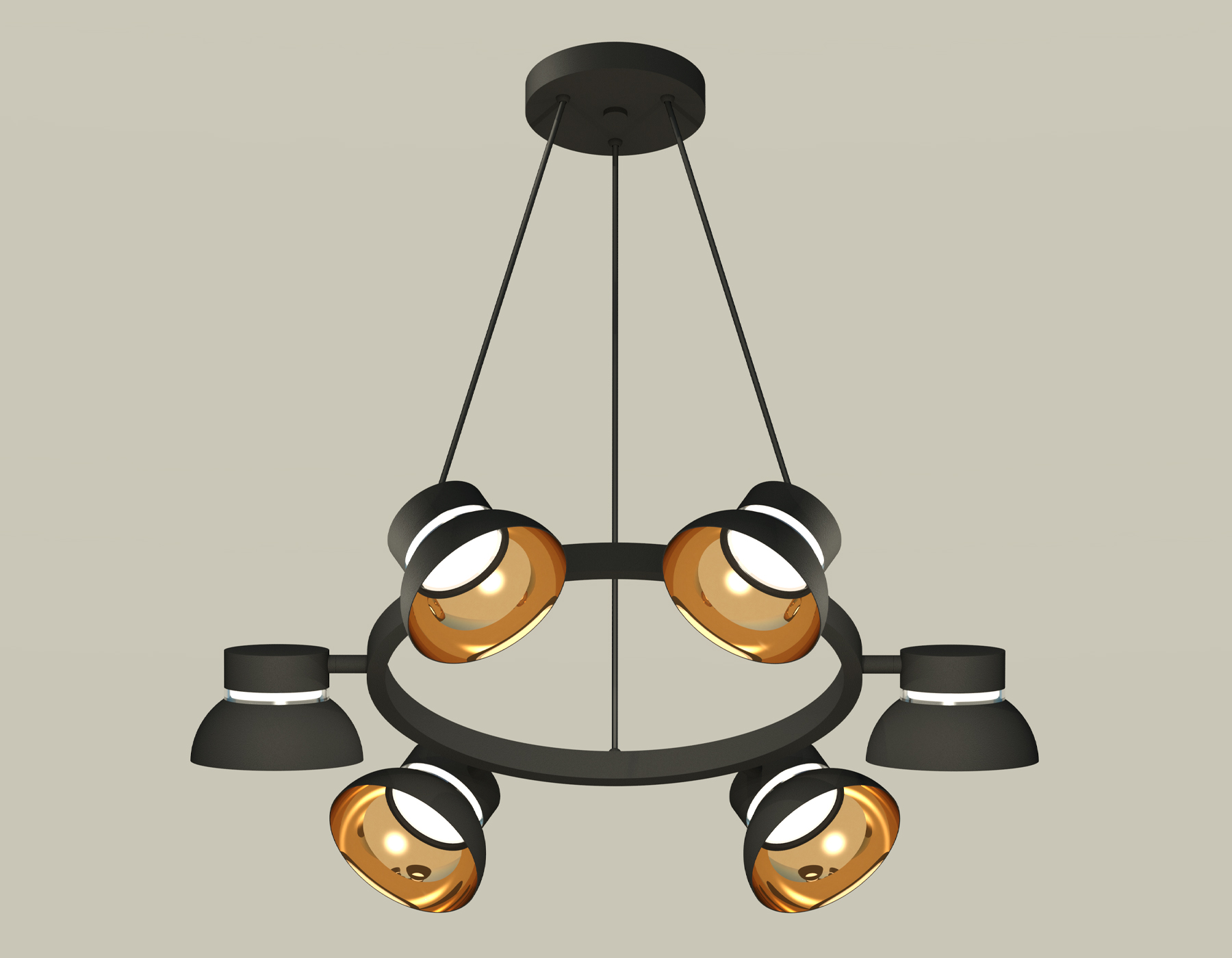 XB9193101/6 SBK/PYG/CL черный песок/золото желтое полированное/прозрачный GX53 (C9193, N8145)