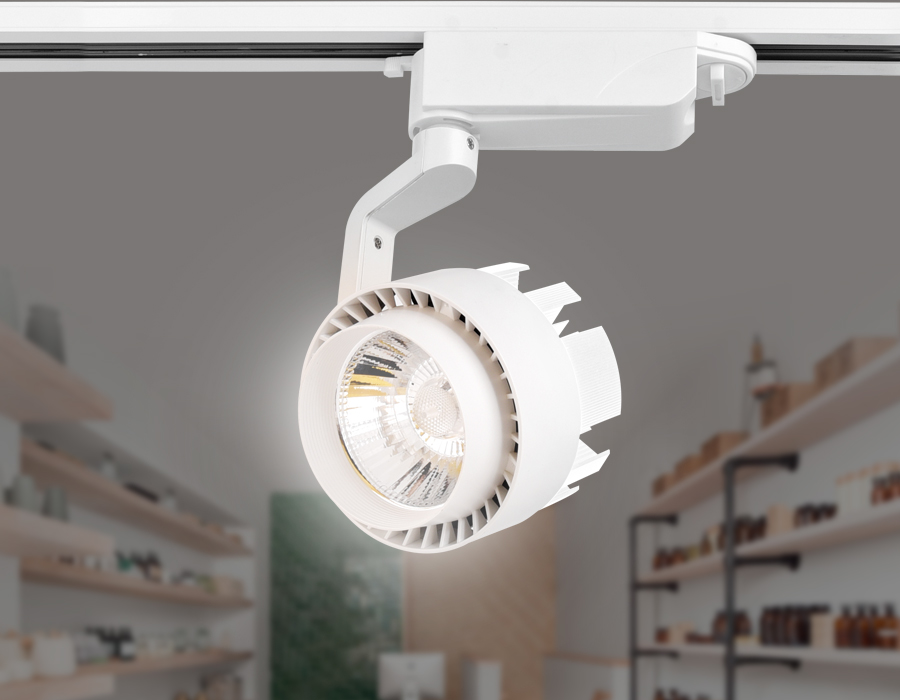 Трековый светодиодный светильник GL6103 WH белый LED 10W 4200K 24° AMBRELLA