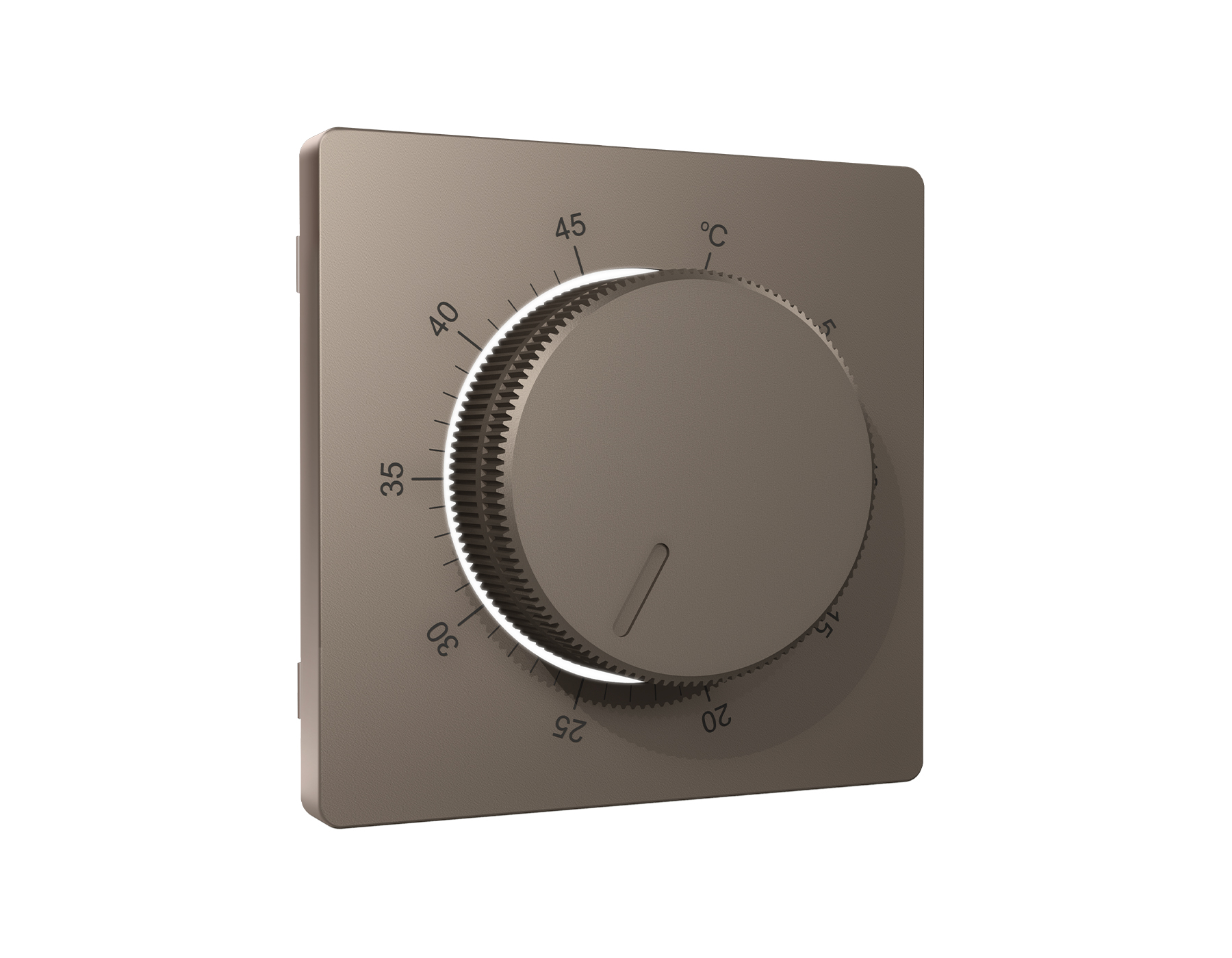 AP6357 Лицевая панель ALFA (Темная бронза матовый) для терморегулятора теплого пола QUANT