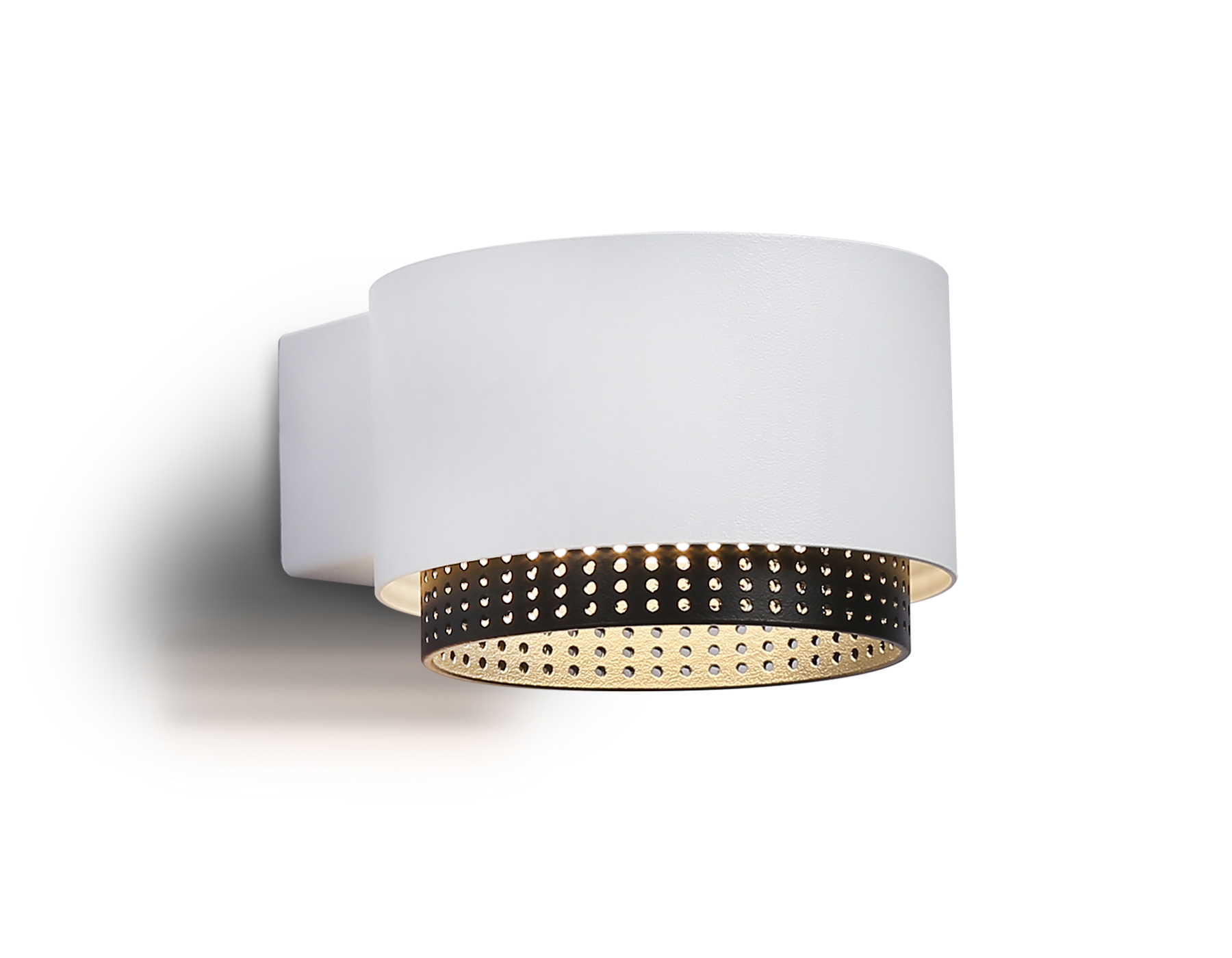 Светильник накладной AMBRELLA TN71296 WH/BK белый/черный GX53 max 12W 95*62*120 настенный