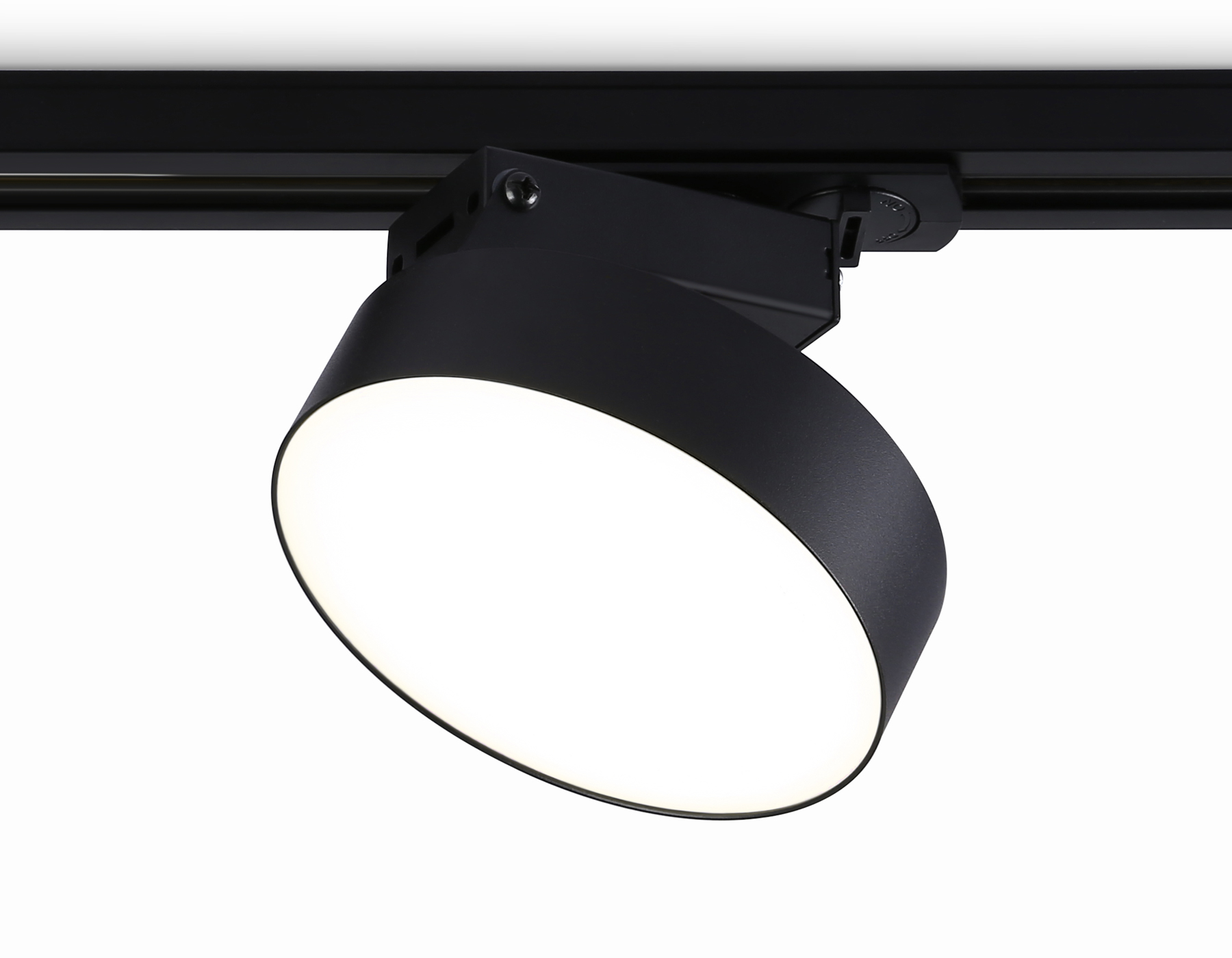 Трековый светодиодный светильник GL6842 BK черный LED 15W 4200K D115*80