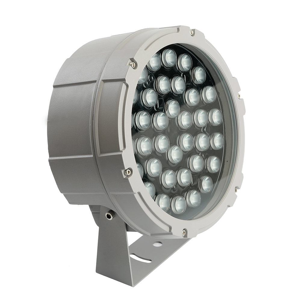 Светодиодный прожектор, D225xH245, IP65 96W DC24V, RGBW, LL-899