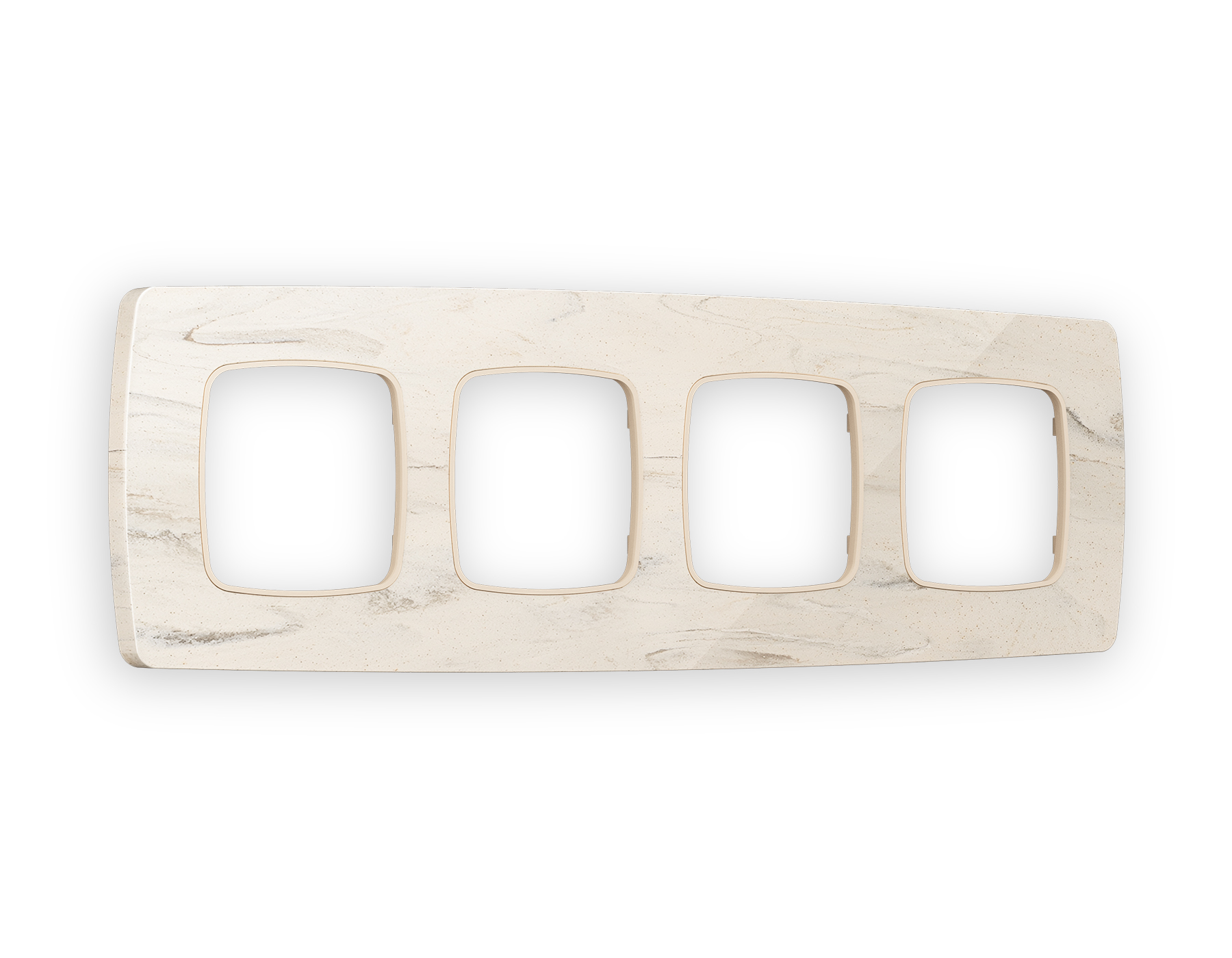 OF940604 Рамка OMEGA Opera (Серо-бежевый мрамор) 4-ая