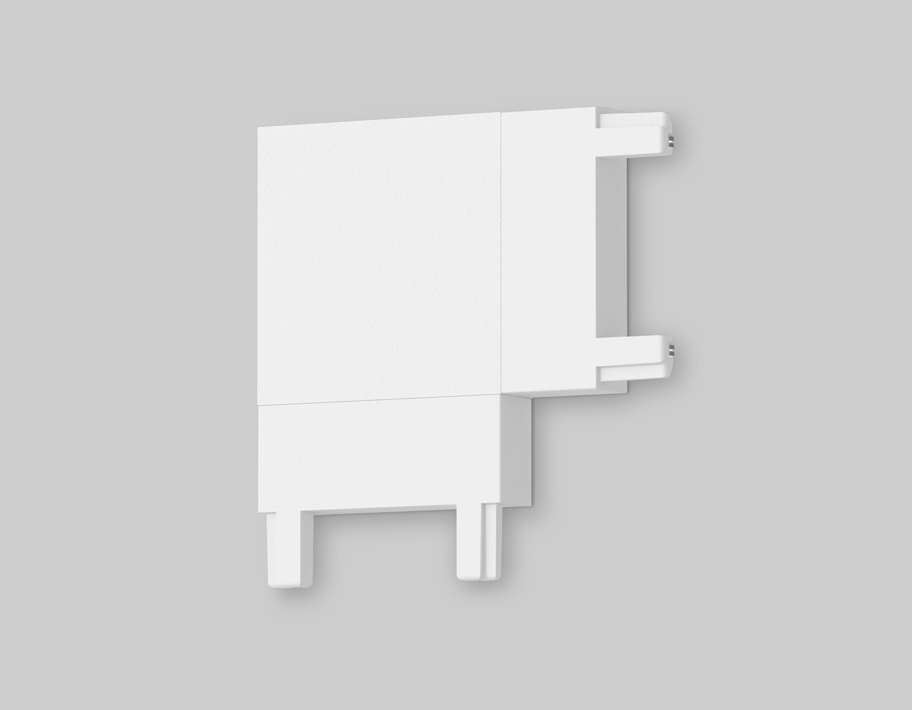 Коннектор угловой для накладного шинопровода Magnetic Ultra Slim GV1113 WH белый 36*36*6