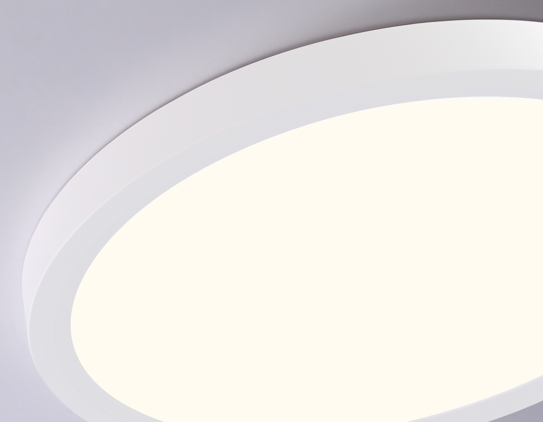 Светильник Ambrella ультратонкий FZ1903 WH белый IP54 20W 3000K-6500K CCT-переключ. D300*25 Без ПДУ