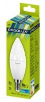 Лампа Ergolux LED-C35-9W-E14-4K Свеча 172-265V