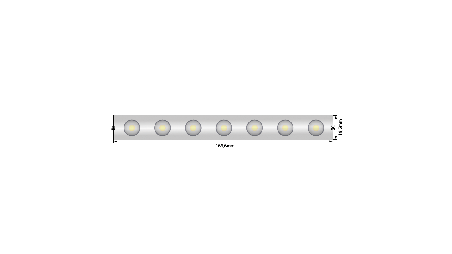 Лента светодиодная SWGPro wall washer  5050, 42 LED/м, 6,2 Вт/м, 24В , IP67, Цвет: РГБ