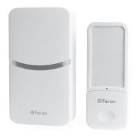 Звонок FERON DB-100 белый (18 мелодий) 230V IP44