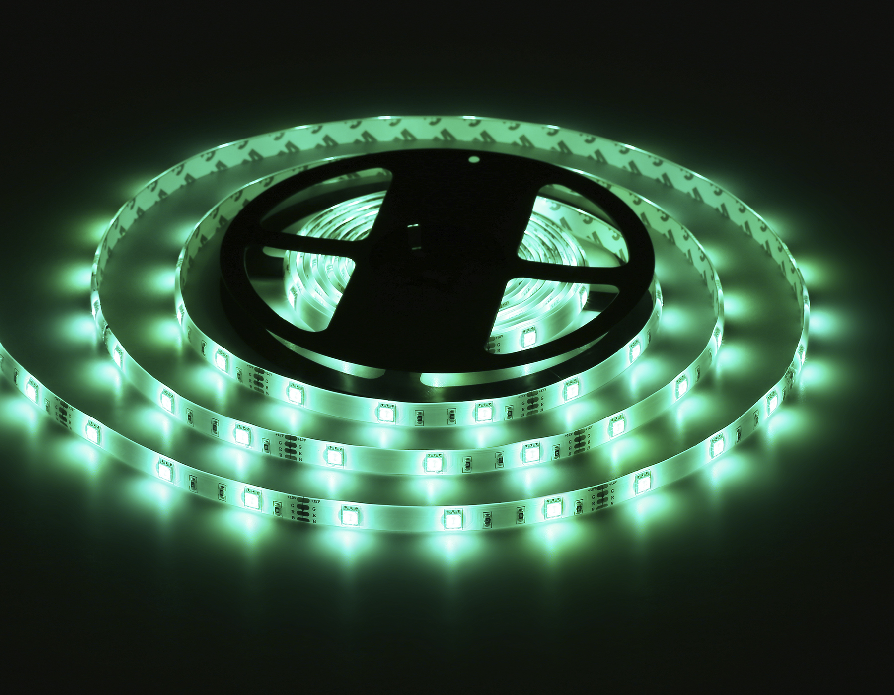 Светодиодная лента AMBRELLA GS2501 5050 30Led/ 7.2W m/ 12V IP65 RGB/ 5000*10*2.87mm (4 конт.) компл