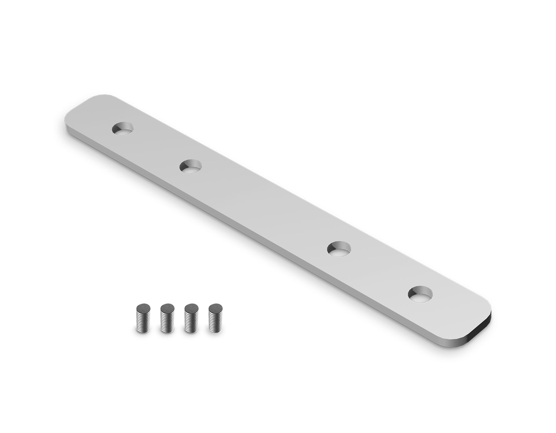 Соединитель прямой для шинопровода Magnetic 48V 10mm GL2005 AL алюминий 40*40*1.5