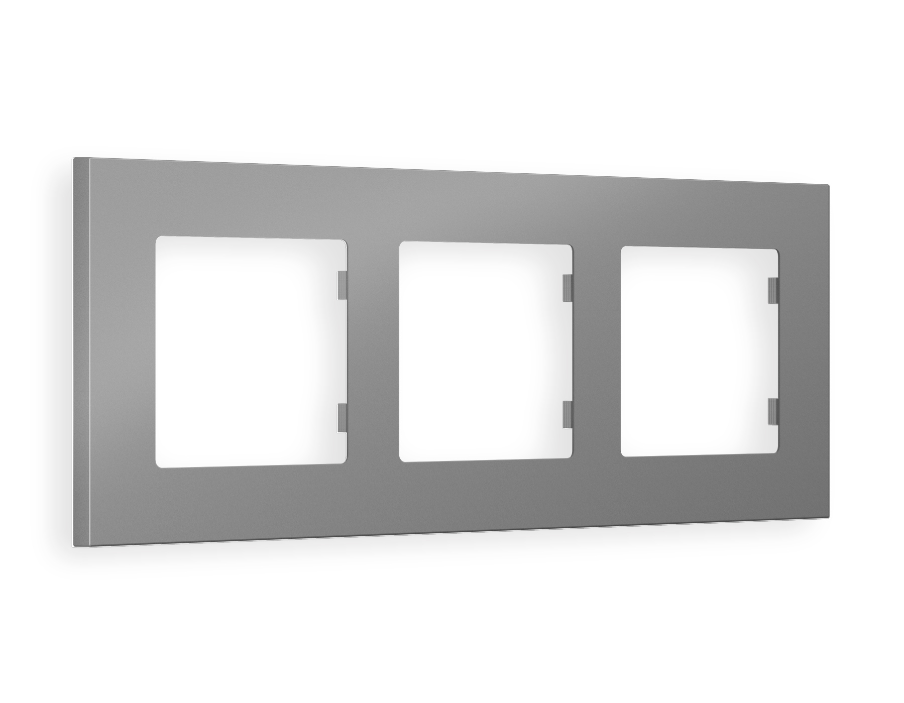 AF250503 Рамка ALFA Qubi (Сталь матовый) 3-ая