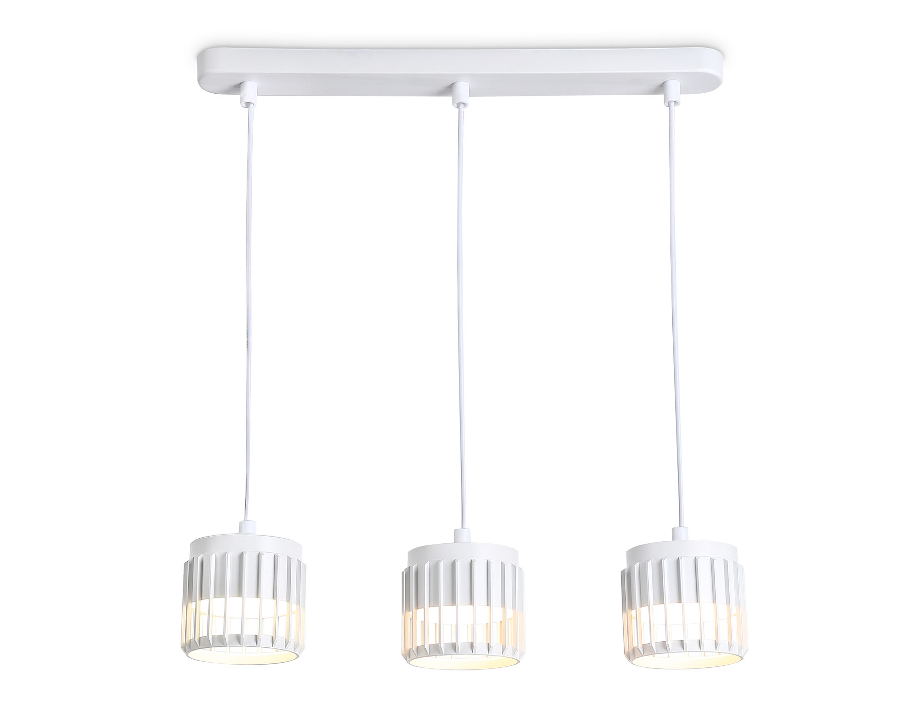 Светильник подвесной со сменной лампой Ambrella TN71173/3 WH белый GX53/3 400*100*1080