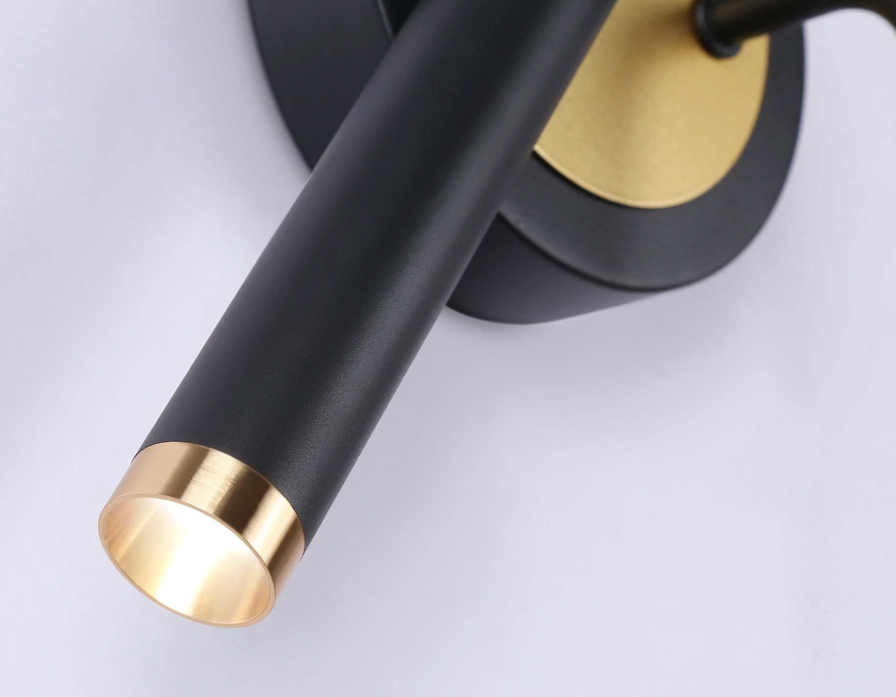 Светильник настенный Ambrella FL51652/1+1 BK/GD черный/золото 10W 4200K 500*227*90