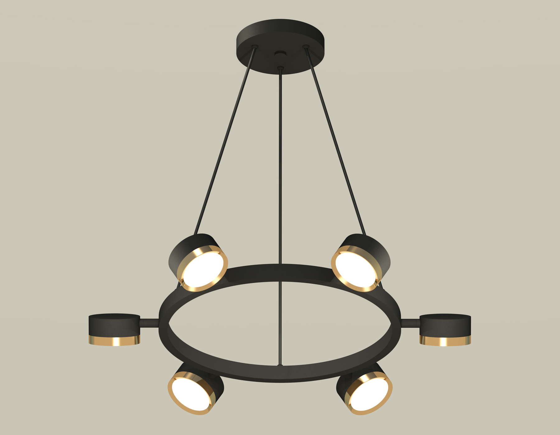 XB9193152/6 SBK/PYG черный песок/золото желтое полированное GX53 (C9193, N8124)