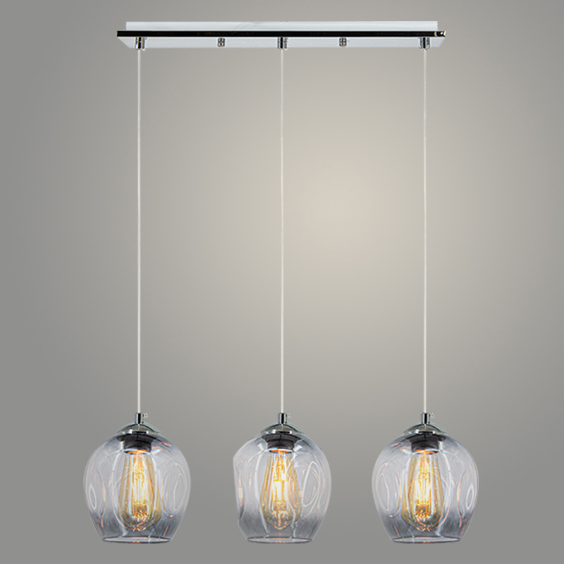 Подвес G8182/3HT CR хром 3х60W E27 L720 h1000