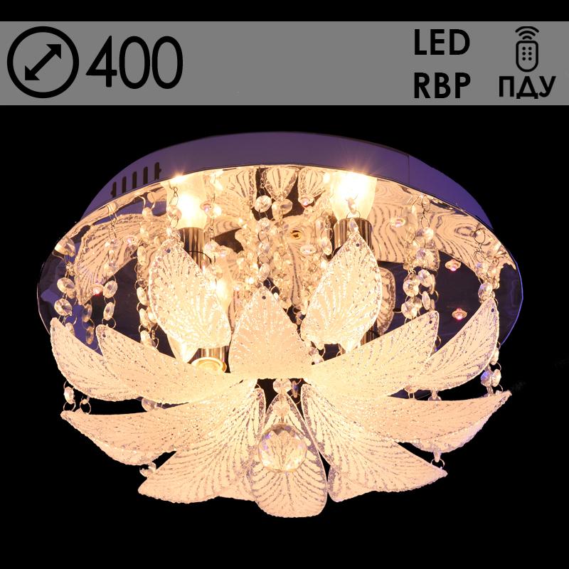 Люстра 55587/400 CR хром 4х40W E14 LED-RBP ПДУ d400 h210, 24