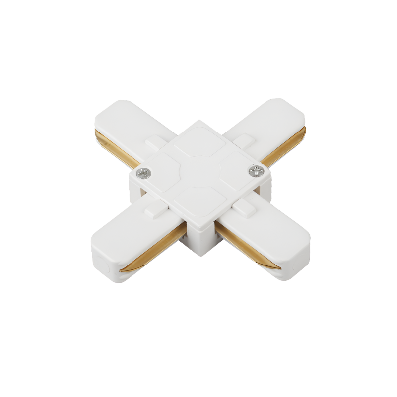 Коннектор X-тип XSB-WH для шинопровода SB белый IN HOME