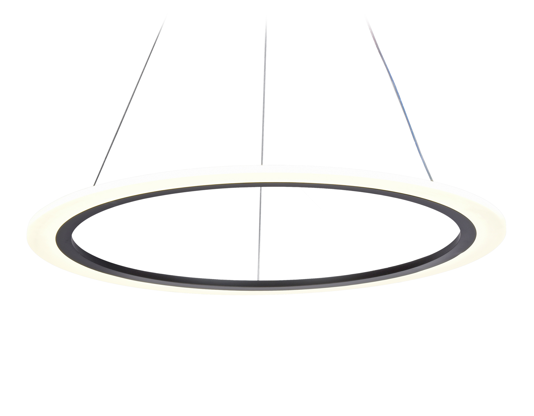 Светильник Ambrella FA4343 BK черный 48W 3000K/4200K/6400K D580*540 (ПДУ РАДИО 2.4G)