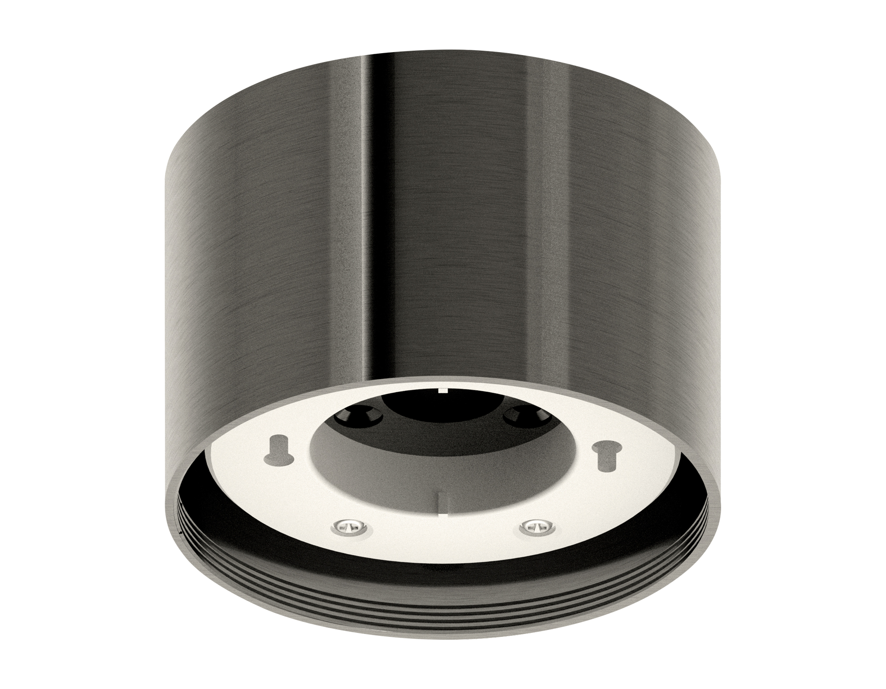 Корпус светильника накладной D85 C8115 DCH черый хром D85*H60mm GX53