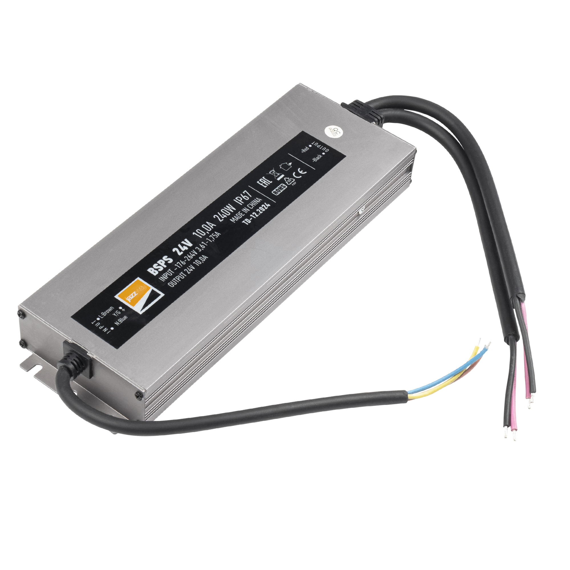 Драйвер JAZZWAY BSPS 24V 10,00A=240W IP67