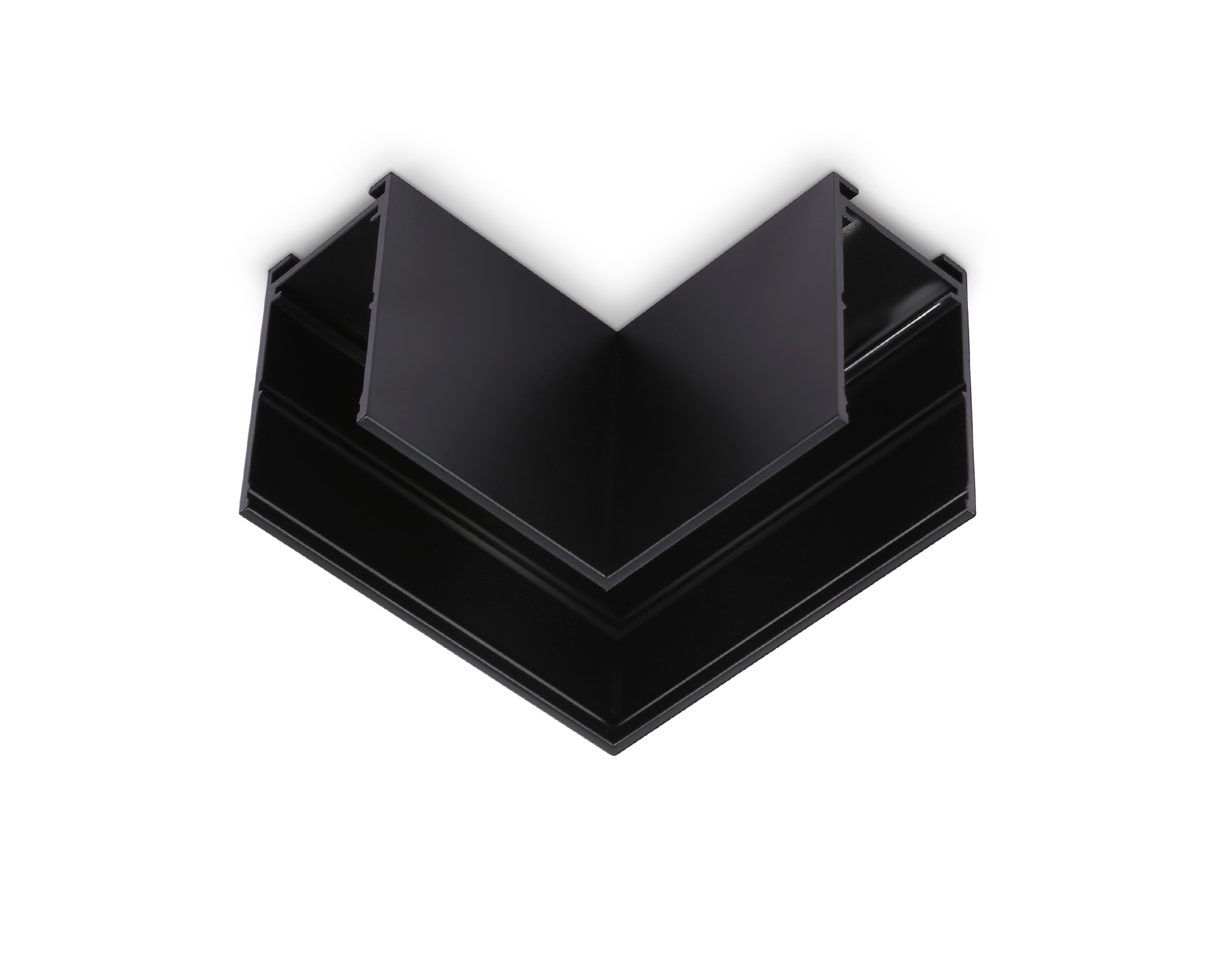 Коннектор угловой для накладного шинопровода Magnetic 220V GL1032 BK черный 80*80*52