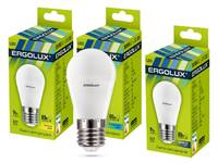 Лампа Ergolux LED-G45-9W-E27-6K Шар 172-265V