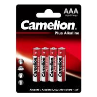 Батарейка CAMELION LR03 Plus Alkaline BL-4 (BP-4), 1.5В (4/48/1152)