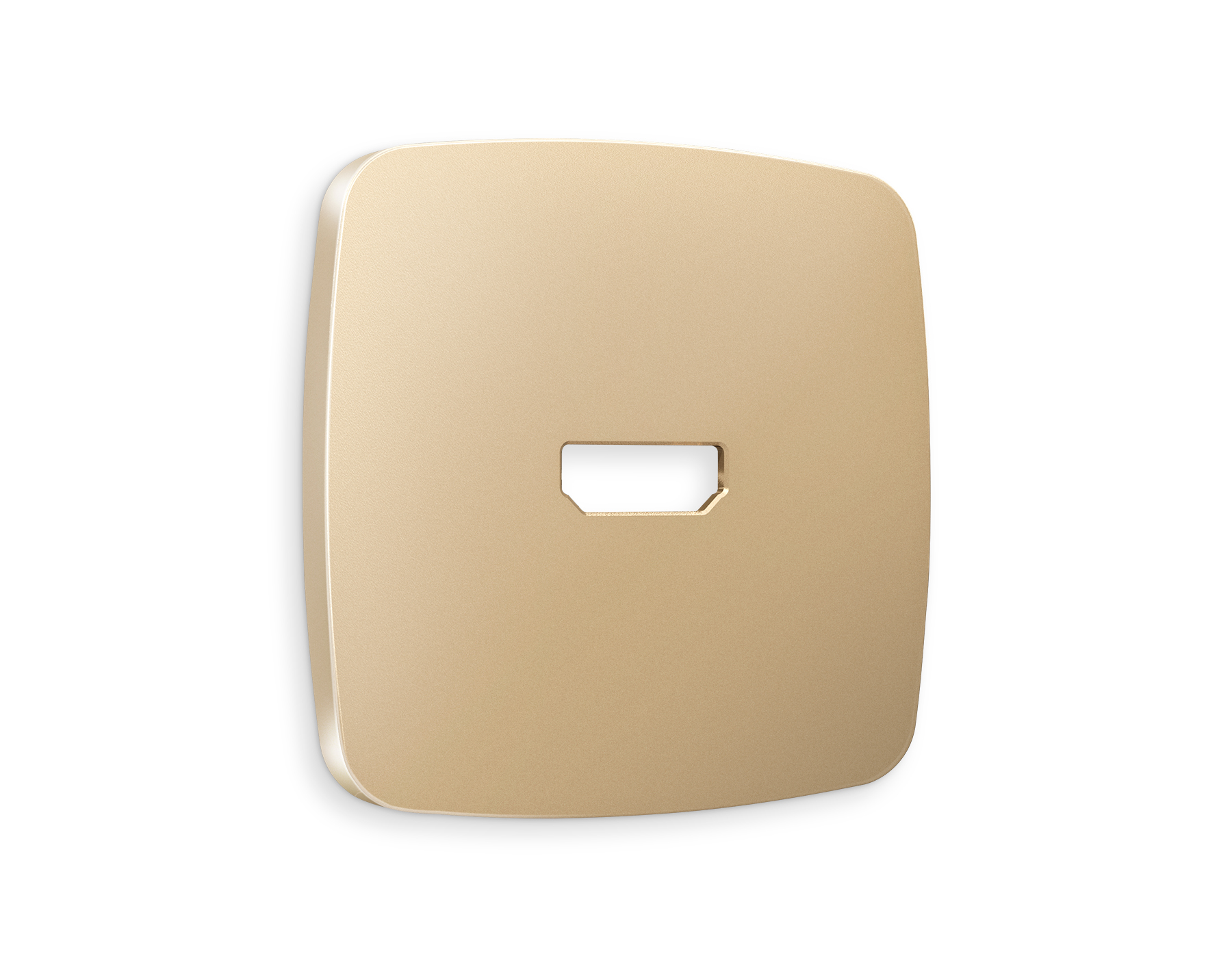 OP6140 Лицевая панель OMEGA (Шампань) для HDMI розетки QUANT