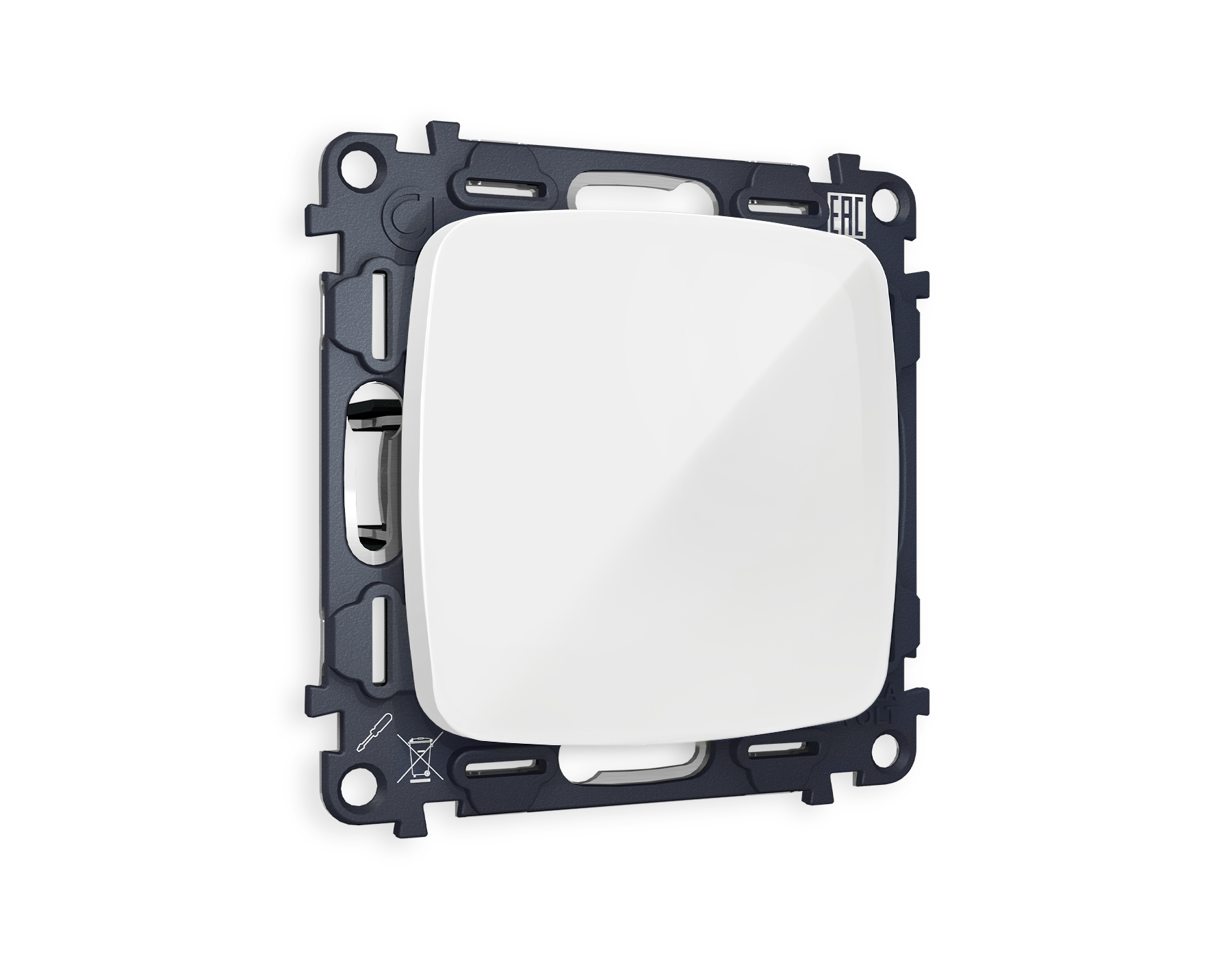 MO116010 Комплект суппорта универсального OMEGA Белый глянец QUANT (OP1160, VM240)