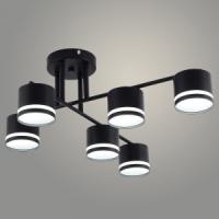 Люстра XI3797/6 BK черный 6х15W GX53 d520 h200, HN25