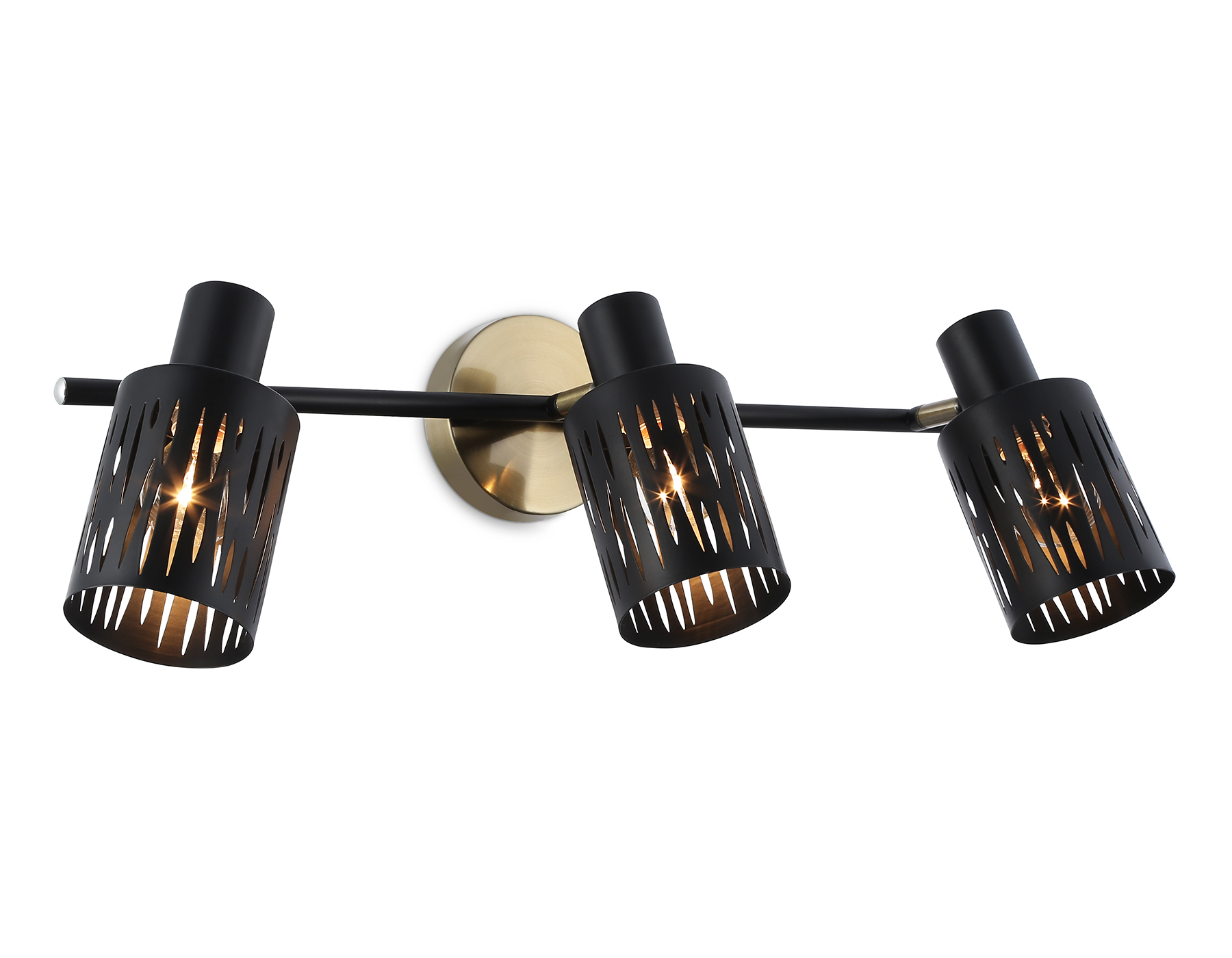 Светильник накладной Ambrella TR8669/3 BK/SB чёрный/бронза E14/3 max 60W 560*100*190