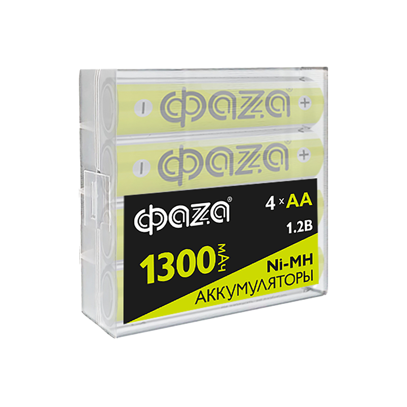 Аккумулятор ФАZА HR6-1300-PB4 AA 1300мАч Ni-MH Box-4