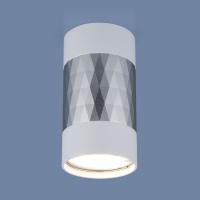 Светильник накладной ELEKTROSTANDARD DLN110 GU10 белый/серебро накладной