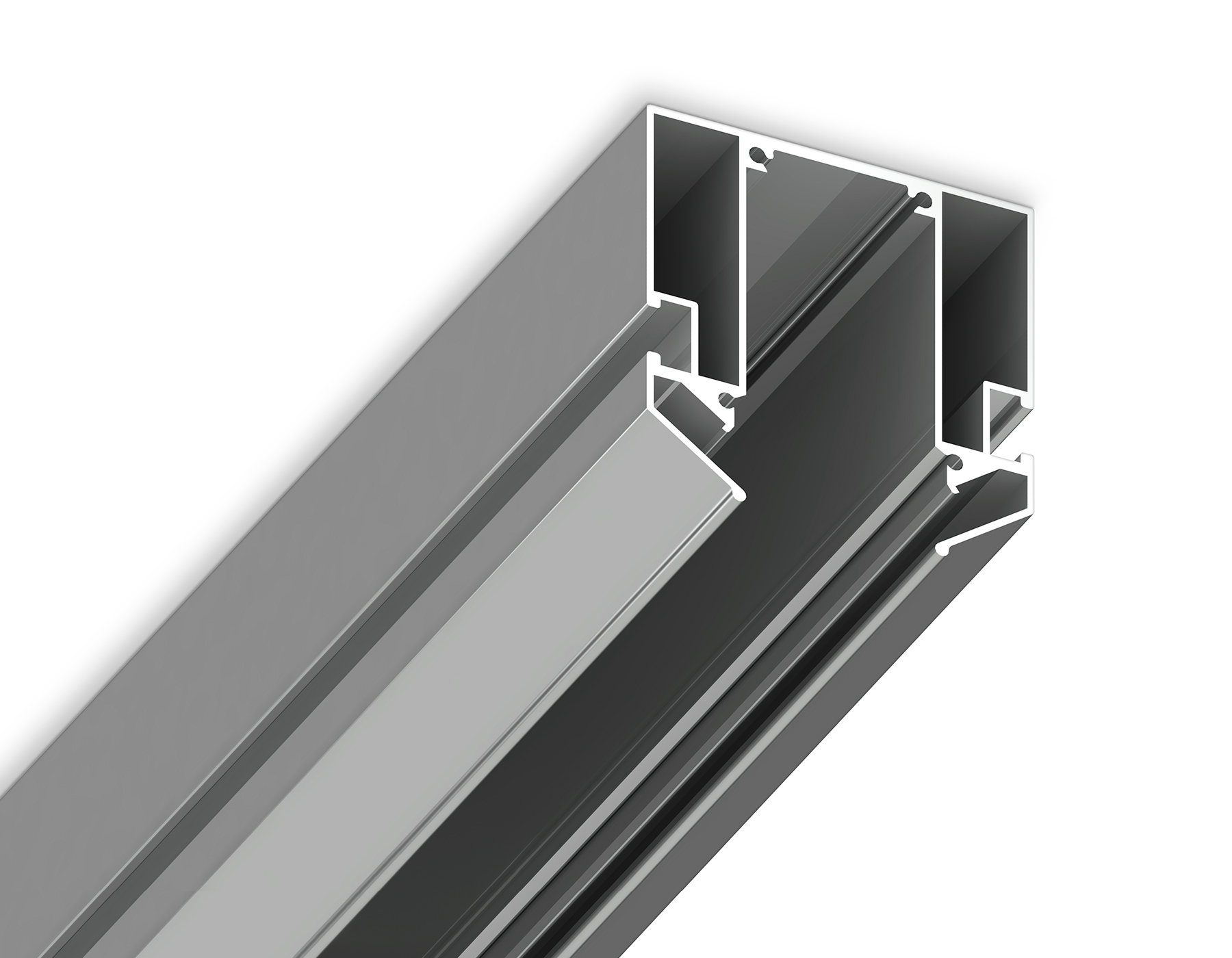 Корпус для накладного шинопровода в натяжной потолок Magnetic 220V 2000*61*61