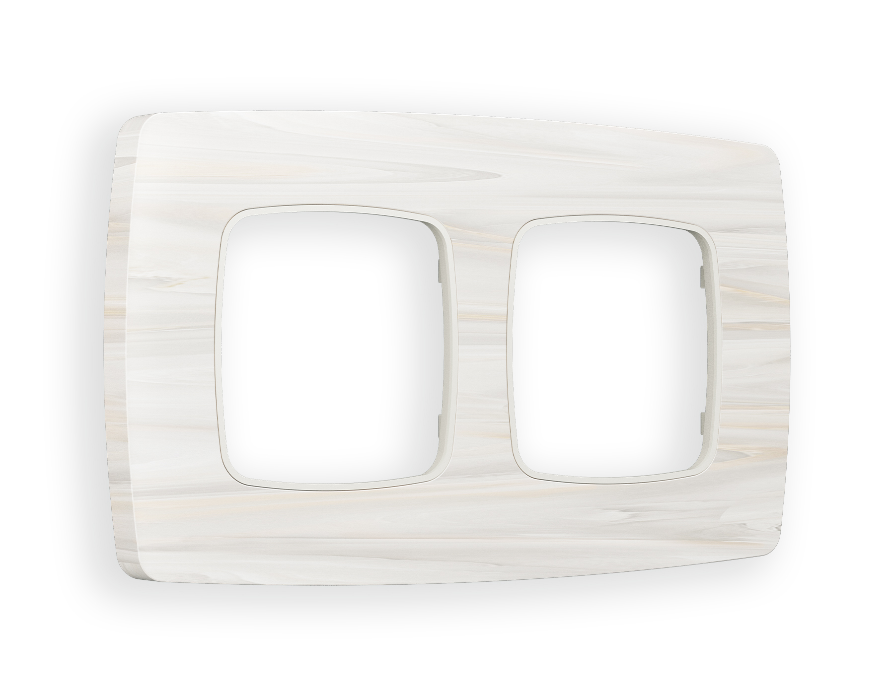 OF940302 Рамка OMEGA Opera (Бежевый мрамор) 2-ая