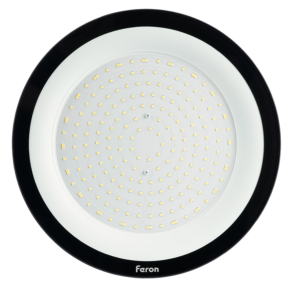 Светильник складской FERON AL1007 2835 SMD 150W 120° 6400K IP65 AC230/50Hz,черный 