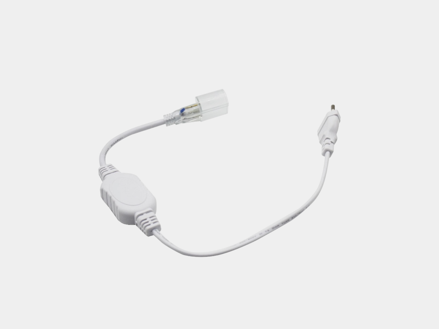 Шнур питания для неоновой ленты 220В 8×16 мм PC-NE816