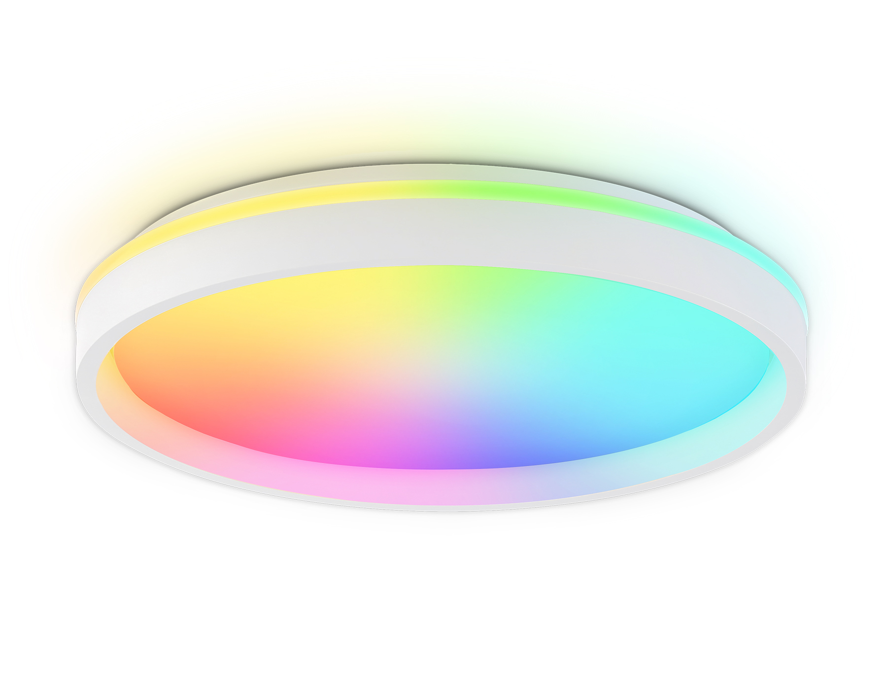 Светильник Ambrella FZ607 WH/GD белый/золото IP20 66W 3000K-6500K+RGB D490*85 (ПДУ ИК)