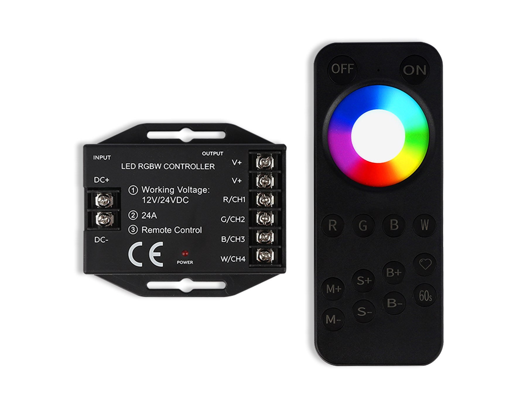 Контроллер для светодиодных лент RGBW с сенсорным радио пультом 2.4G GS11461