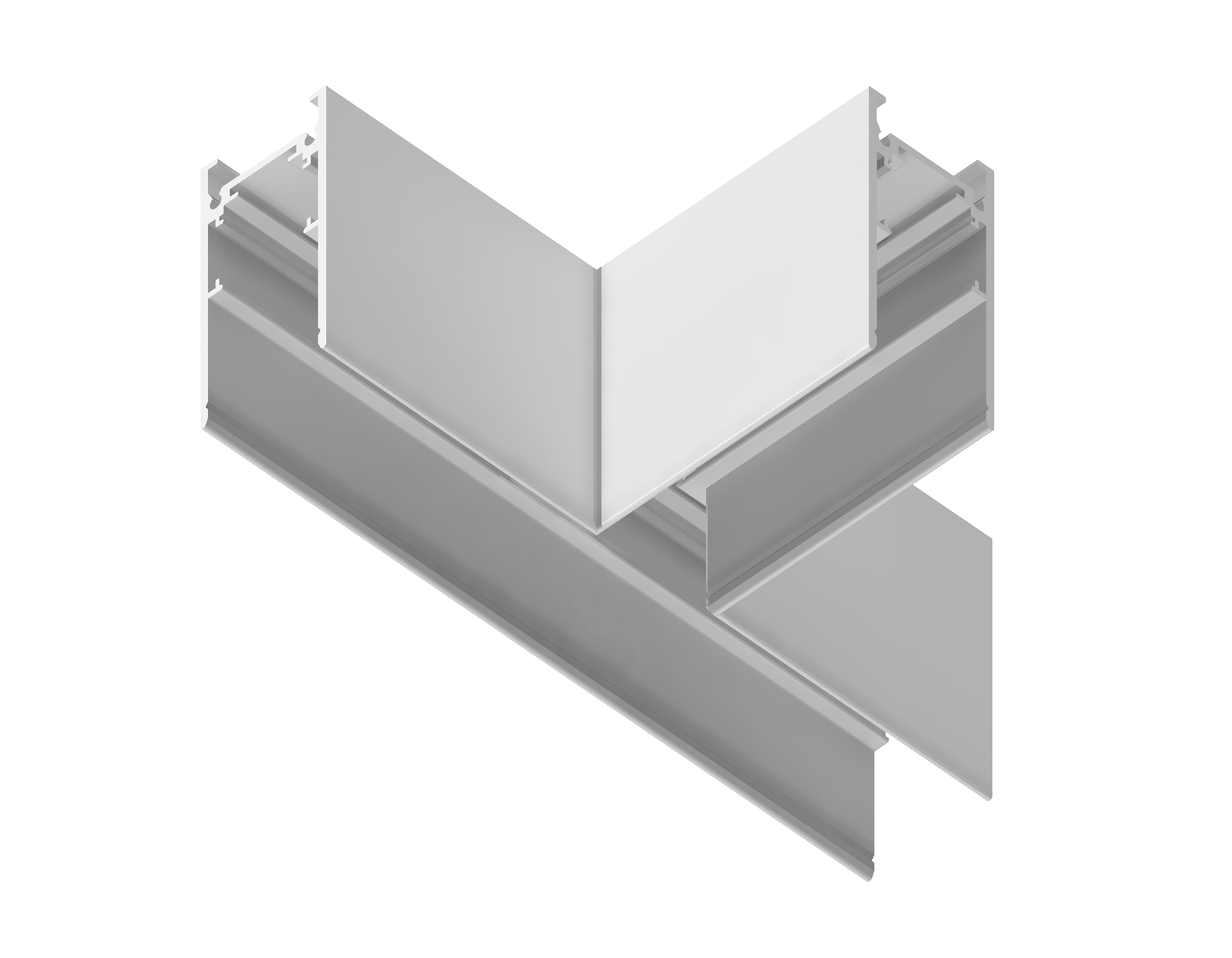 Коннектор T-образный для накладного шинопровода Magnetic GL3373 WH белый L170*85*53.7