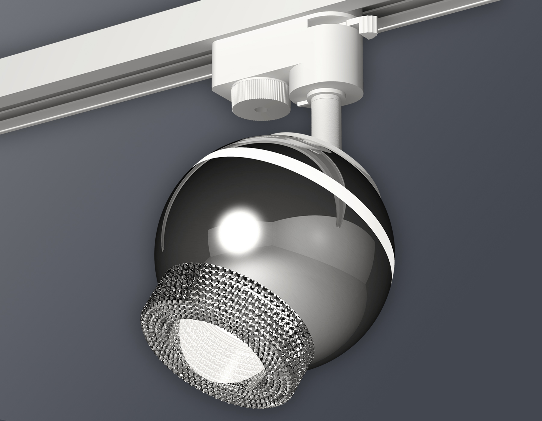 XT1104001 PSL/CL серебро полированное/прозрачный GU5.3 LED 3W 4200K (A2520, C1104, N7191)