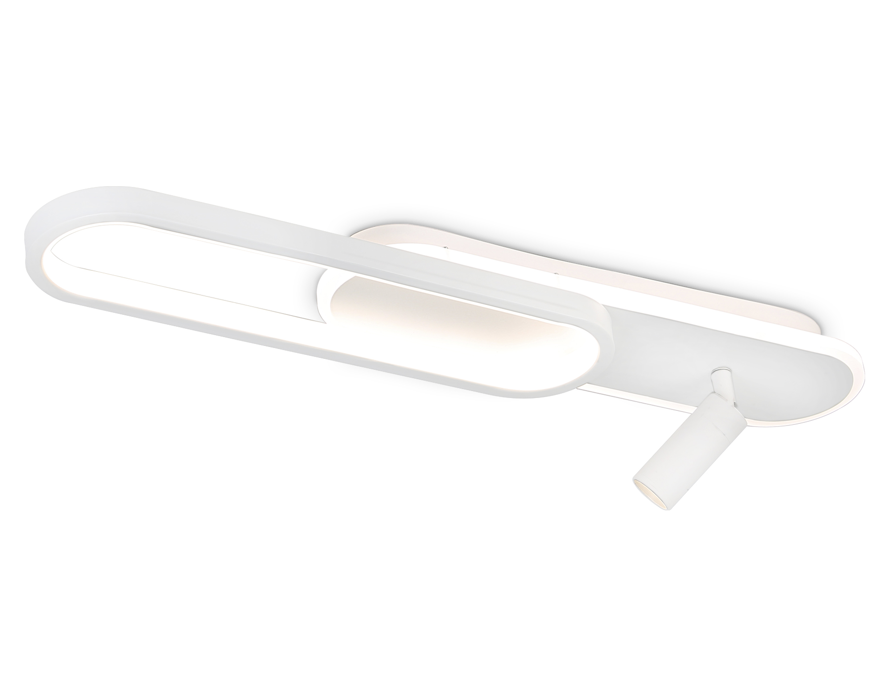 Светильник Ambrella FL5108/2+1 WH белый 53W 3000K/4200K/6400K+4200K 600*120*110 (ПДУ ИК)